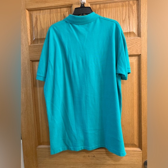 Men's Polo Ralph Lauren Top Classic Fit Short Sleeve Aqua Size L Large - Cotton - Picture 2 of 5